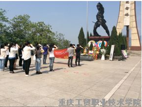 我系学生清明节烈士祭奠活动